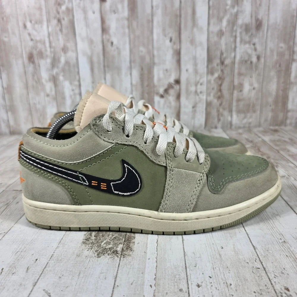 Nike Air Jordan 1 Low SE Craft Oil Green Mens Sneakers FD6819-300 Size 8